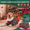 image:imageLelepet Dog Sweaters Christmas Warm Fleece Dog Outfit for Winter LRed1