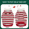 image:imageLelepet Dog Sweaters Christmas Warm Fleece Dog Outfit for Winter LRed2