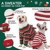 image:imageLelepet Dog Sweaters Christmas Warm Fleece Dog Outfit for Winter LRed2