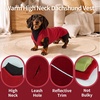 image:imageLelepet Dog Sweaters for Dachshunds Winter Fleece Turtleneck Vest Red SGreen