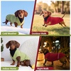image:imageLelepet Dog Sweaters for Dachshunds Winter Fleece Turtleneck Vest Red SGreen