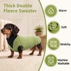 image:imageLelepet Dog Sweaters for Dachshunds Winter Fleece Turtleneck Vest Red SRed