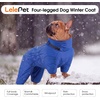 image:imageLelepet Dog Winter Coat Waterproof Dog Jacket Full Body Dog Coat Red XLBlueOrange