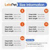 image:imageLelepet Dog Winter Coat Waterproof Dog Jacket Full Body Dog Coat Red XLBlueOrange