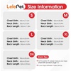 image:imageLelepet Dog Winter Coat Waterproof Dog Jacket Full Body Dog Coat Red XLRedSilver