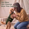 image:imageLelepet Female Dog Diapers for HeatEscapeProof Dog Diaper with SuspendersArmy Green