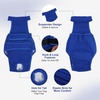 image:imageLelepet Female Dog Diapers for HeatEscapeProof Dog Diaper with SuspendersBlue
