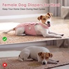 image:imageLelepet Female Dog Diapers for HeatEscapeProof Dog Diaper with SuspendersPink