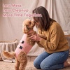 image:imageLelepet Female Dog Diapers for HeatEscapeProof Dog Diaper with SuspendersPink