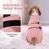 image:imageLelepet Female Dog Diapers for HeatEscapeProof Dog Diaper with SuspendersPink