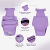 image:imageLelepet Female Dog Diapers for HeatEscapeProof Dog Diaper with SuspendersPurple