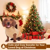 image:imageLelepet Mini Dachshund Sweater with Leash Hole Dachshund Clothes Red XSApricot