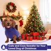 image:imageLelepet Mini Dachshund Sweater with Leash Hole Dachshund Clothes Red XSBlue