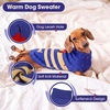 image:imageLelepet Mini Dachshund Sweater with Leash Hole Dachshund Clothes Red XSBlue