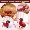 image:imageLelepet Mini Dachshund Sweater with Leash Hole Dachshund Clothes Red XSRed