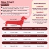 image:imageLelepet Mini Dachshund Sweater with Leash Hole Dachshund Clothes Red XSRed
