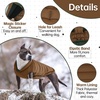 image:imageLelepet Reversible Dog Coat Windproof Dog Puffer Jacket Lightweight VestBrown