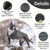 image:imageLelepet Reversible Dog Coat Windproof Dog Puffer Jacket Lightweight VestGray