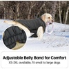 image:imageLelepet Reversible Dog Coat Windproof Dog Puffer Jacket Lightweight VestGray
