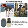 image:imageLelepet Reversible Dog Coat Windproof Dog Puffer Jacket Lightweight VestGray