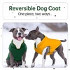 image:imageLelepet Reversible Dog Coat Windproof Dog Puffer Jacket Lightweight VestGreen