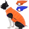 image:imageLelepet Reversible Dog Coat Windproof Dog Puffer Jacket Lightweight VestOrange