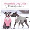 image:imageLelepet Reversible Dog Coat Windproof Dog Puffer Jacket Lightweight VestPink