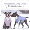 image:imageLelepet Reversible Dog Coat Windproof Dog Puffer Jacket Lightweight VestPurple