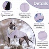 image:imageLelepet Reversible Dog Coat Windproof Dog Puffer Jacket Lightweight VestPurple