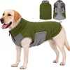 image:imageLelepet Warm Dog CoatWaterproof Dog Winter JacketAdjustable amp ReflectiveArmy Green