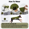 image:imageLelepet Warm Dog CoatWaterproof Dog Winter JacketAdjustable amp ReflectiveArmy Green