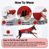 image:imageLelepet Warm Dog CoatWaterproof Dog Winter JacketAdjustable amp ReflectiveRed