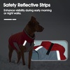image:imageLelepet Warm Dog CoatWaterproof Dog Winter JacketAdjustable amp ReflectiveRed