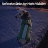image:imageLelepet Waterproof Dog Coat with Harness Full Body Jacket for DogsGreen