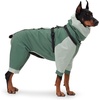 image:imageLelepet Waterproof Dog Coat with Harness Full Body Jacket for DogsGreen