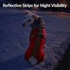 image:imageLelepet Waterproof Dog Coat with Harness Full Body Jacket for DogsRed