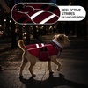 image:imageLelepet Waterproof Dog Coats Winter Dog Jacket with Harness Red LRed