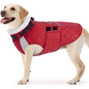 image:imageLelepet Waterproof Dog Coats Winter Dog Jacket with Harness Red LRed