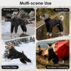 image:imageLelepet Waterproof Dog Raincoat Hooded Dog Rain Jacket for Large DogsBlack