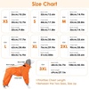 image:imageLelepet Waterproof Dog Raincoat Hooded Dog Rain Jacket for Large DogsOrange