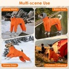 image:imageLelepet Waterproof Dog Raincoat Hooded Dog Rain Jacket for Large DogsOrange