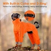 image:imageLelepet Waterproof Dog Raincoat Hooded Dog Rain Jacket for Large DogsOrange