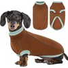 image:imageLelepet Dachshund SweaterWarm Dog Sweater for Small Dogs S BrownBrown