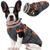 image:imageLelepet Dog Coat Warm Dog Winter Coat Waterproof Dogs Jacket with HarnessBlack Camo