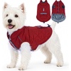 image:imageLelepet Dog Coat Warm Dog Winter Coat Waterproof Reflective Coats for DogsRed