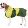 image:imageLelepet Dog RaincoatReflective Dog Rain Jacket with HoodLeash HoleS3XLGreen