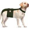 image:imageLelepet Female Dog Diapers for HeatEscapeProof Dog Diaper with SuspendersArmy Green