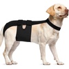 image:imageLelepet Female Dog Diapers for HeatEscapeProof Dog Diaper with SuspendersBlack