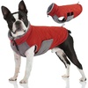 image:imageLelepet Warm Dog CoatWaterproof Dog Winter JacketAdjustable amp ReflectiveRed
