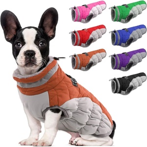 image:imageLelepet Dog Coat Warm Dog Winter Coat Waterproof Dogs Jacket with HarnessBrown